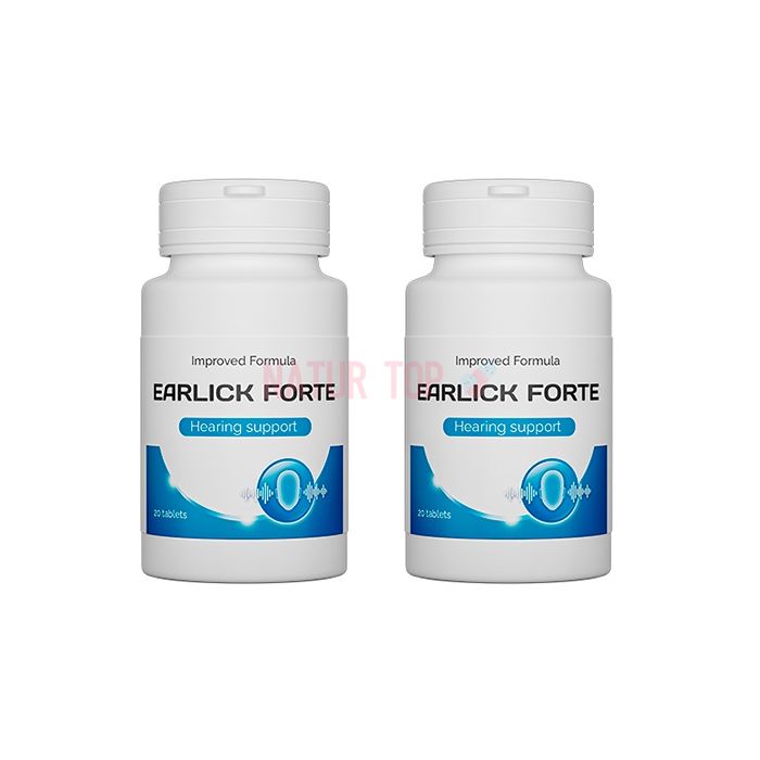 ⚜ Earlick Forte pilules de perte auditive